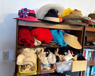 Hats, scarves, gloves.