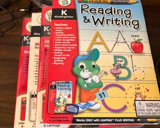 Children's LeapFrog items.