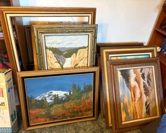 Original art and various frames. Many more to choose from.