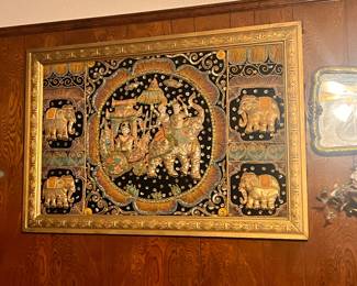 Asian Hand Woven Wall Art