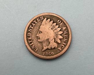 1860 Indian Cent