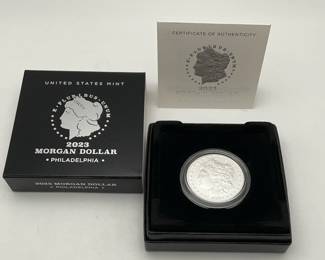 2023 Morgan Dollar in Case