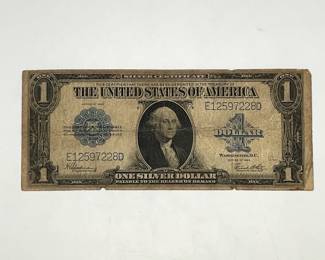 1923 Large Size $1 Silver Certificate