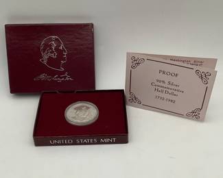 1982 George Washington Proof Silver Dollar