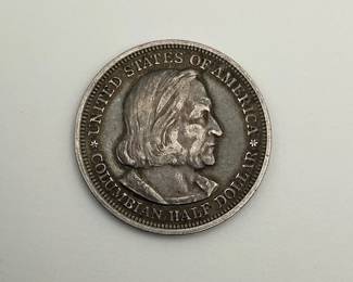 1893 Columbian Exposition Silver Commemorative Half Dollar