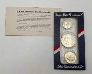 1976 US Bicentennial Silver Uncirculated Set