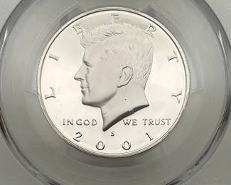 2001-S Silver Proof Kennedy Half Dollar