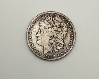 1892-S US Morgan Silver Dollar