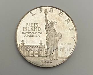 1986 Statue of Liberty Silver Commemorative Dollar