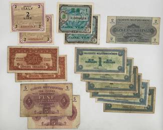 WWII Allied Military Currency