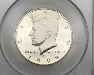 1998-S Silver Proof Kennedy Half Dollar