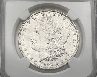 1887 Morgan Dollar