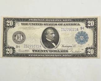 1914 Large $20 Federal Reserve Note