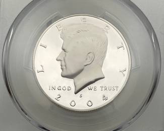 2004-S Silver Proof Kennedy Half Dollar