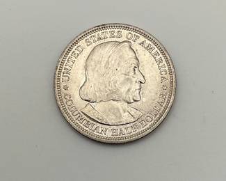 1892 US Silver Columbian 50c