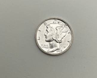 1939-D Mercury Dime