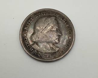 1893 Columbian Exposition Silver Commemorative Half Dollar