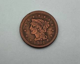 1851 Large Cent