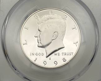 1998-S Silver Proof Kennedy Half Dollar