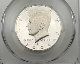 2004-S Silver Proof Kennedy Half Dollar