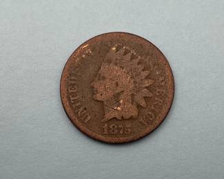 1875 Indian Cent