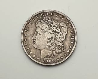 1886-S US Morgan Silver Dollar