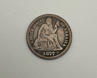 1877 Seated Liberty Dime