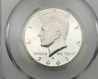 2003-S Silver Proof Kennedy Half Dollar