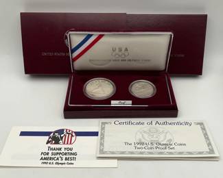 US Mint 1992 Olympic Coins Set