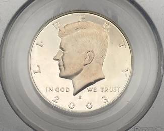 2003-S Silver Proof Kennedy Half Dollar