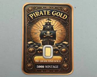 0.5 Gram Pirate Gold Bar