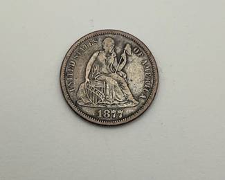 1877-S Seated Liberty Dime