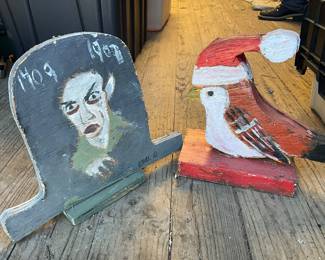 “Earl” art on wood