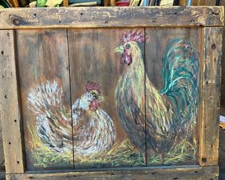 Oil on board