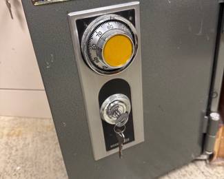 Safe with key