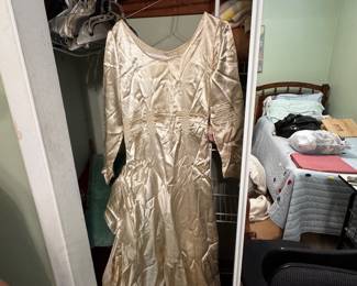 Vtg Wedding Gown