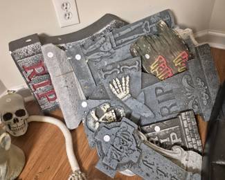 Styrofoam grave stones