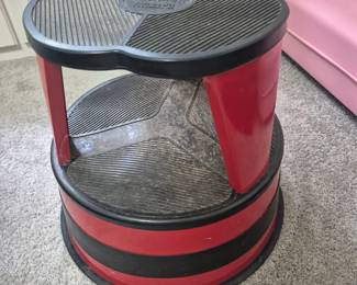Metal and rubber stool