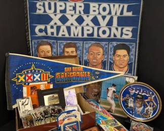 CT001 Baseball and Basketball Card and Memorabilia Collection