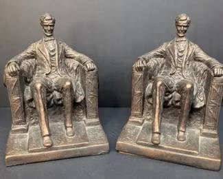 DR003 Austin Productions Abraham Lincoln Bookends