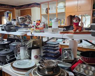 Pots, Pans, Skillets, Mixers