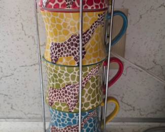 Giraffe Mug Stack