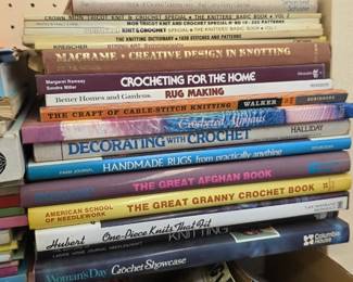 Dozens of wewing, crafting, pattern books