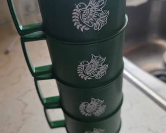 Vintage Tupperware Mugs