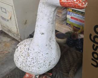 Concrete Porch Goose