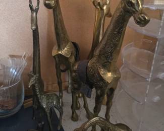 Brass Giraffes