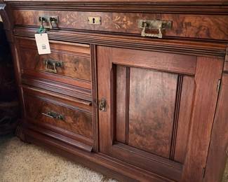 Marble top chest