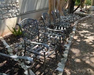 6 Outdoor chairs