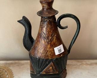 Metal vintage pitcher