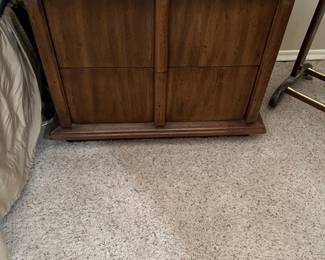 two matching night stands